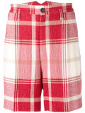 checked shorts
