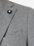 houndstooth pattern blazer