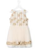 floral embroidered dress