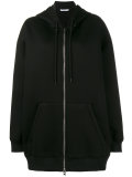 oversized logo print hoodie