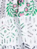 floral print pleated top 
