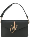 'w' plaque shoulder bag