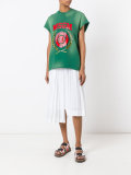 logo print shortsleeved sweatshirt