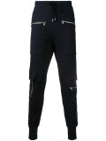 zip pocket track pants