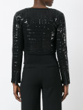 sequinned cropped jacket