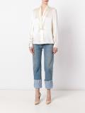 v-neck blouse 