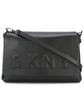 embossed logo crossbody bag