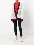 perforated cardigan 