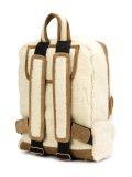 zipped fur backpack 