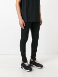 skinny fit trousers