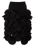 'petals' structured skirt