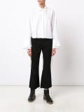 cropped bootcut jeans
