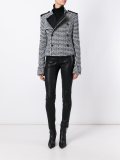 pied de poule pattern jacket