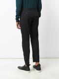 straight fit biker trousers