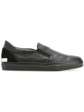 logo plaque slip-on sneakers