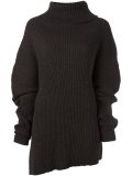 ribbed turtleneck jumper 