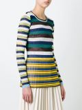 striped knitted top