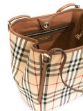 house check shoulder bag
