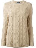 braided trim long jumper