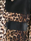 leopard print grain de poudre jacket