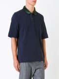 丝绒方领Polo衫