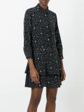 stars print shift dress