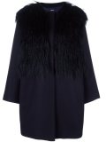faux fur collar coat 