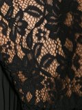 rear lace panel dress