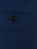 frill detail slim fit trousers