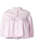 ruffled cropped jacket