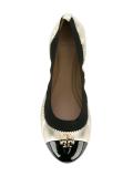 logo plaque ballerinas 