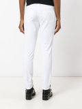 zipped cuff skinny jeans
