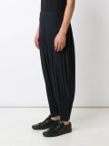 tapered pleated trousers