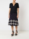 midi jacquard skirt