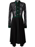lace trim dress