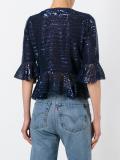 sequin embellished blouse 