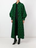 jacquard long coat