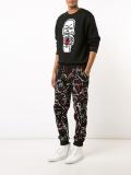'heart' print sweatshirt