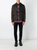 faux fur zipped jacket 