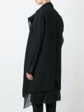 draped coat