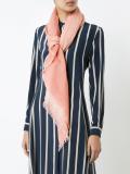 frayed trim scarf 