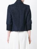 velvet lurex jacquard jacket