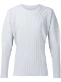 long sleeve pleated T-shirt