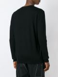 half circle patch jumper 