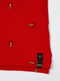 lightbulb embroidered polo shirt