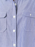 striped cape shirt