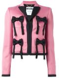 bow tie embellished jacket