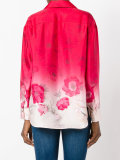 ombré floral shirt