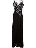 lace panel gown 