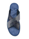logo print flip flops 